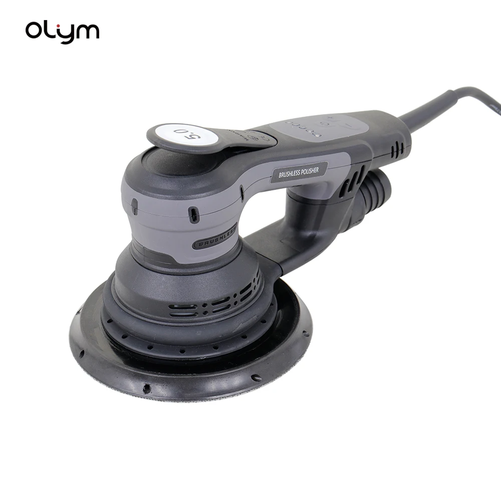 Picture 3: 2023 New Design 6 Inches 380W Brushless Electric Orbital Sander 5.0mm & 2.5mm Brushless Eccentricity Random