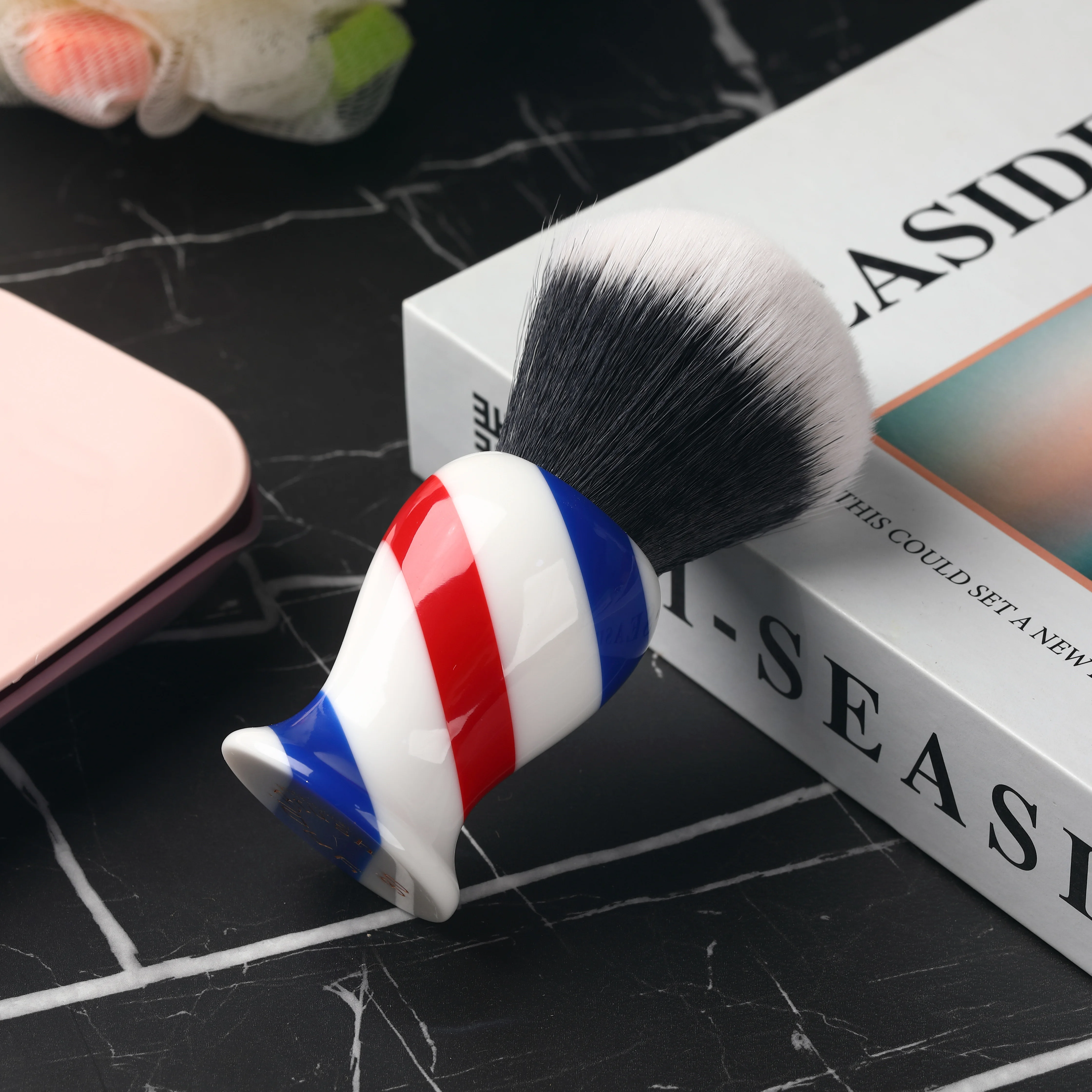 Yaqi 30MM Monster Barber Pole Color Shaving Brushes