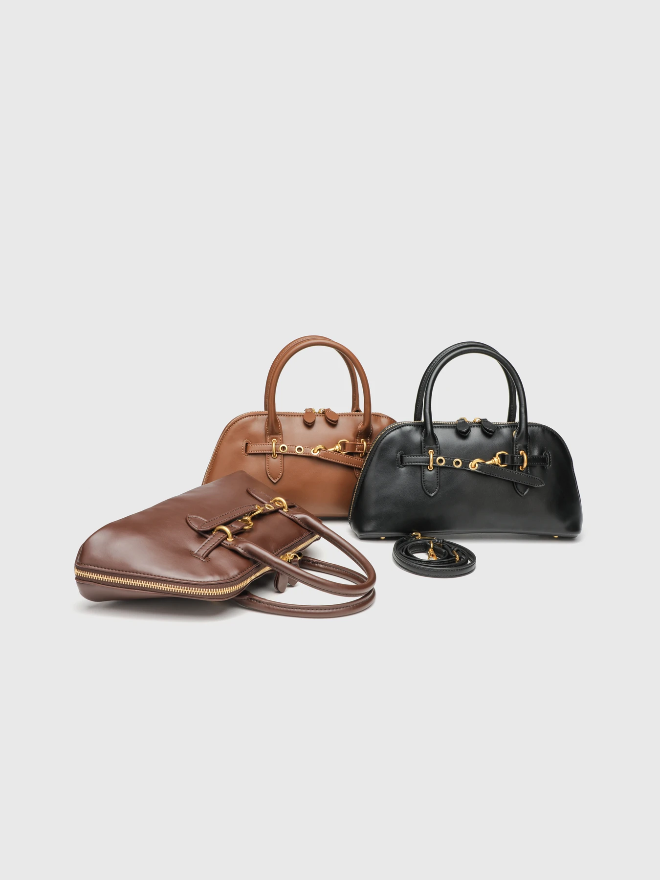 

2025 new retro business going out versatile shoulder messenger shell bag