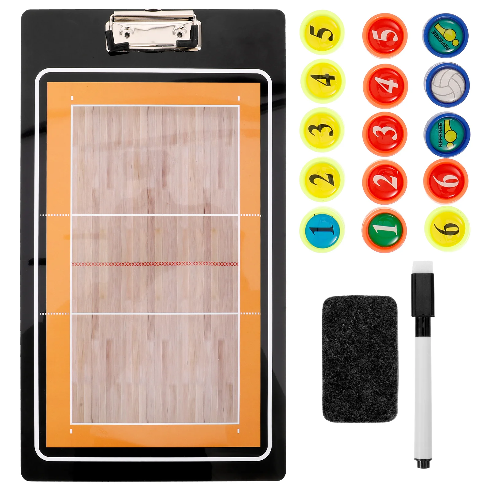 

Магнитный тактический для тренировок по волейболу, портативный тренерский буфер обмена, доска для письма из ПВХ, спортивное оборудование для матчей, демонстрационное стираемое