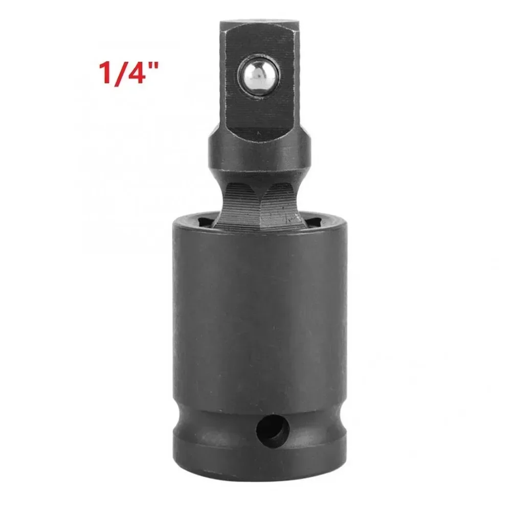 360 Degree Impact Universal Joint-Socket Swivel Knuckle Joint Air Wobble Socket Adapter Extension Electric Wrench 1/4