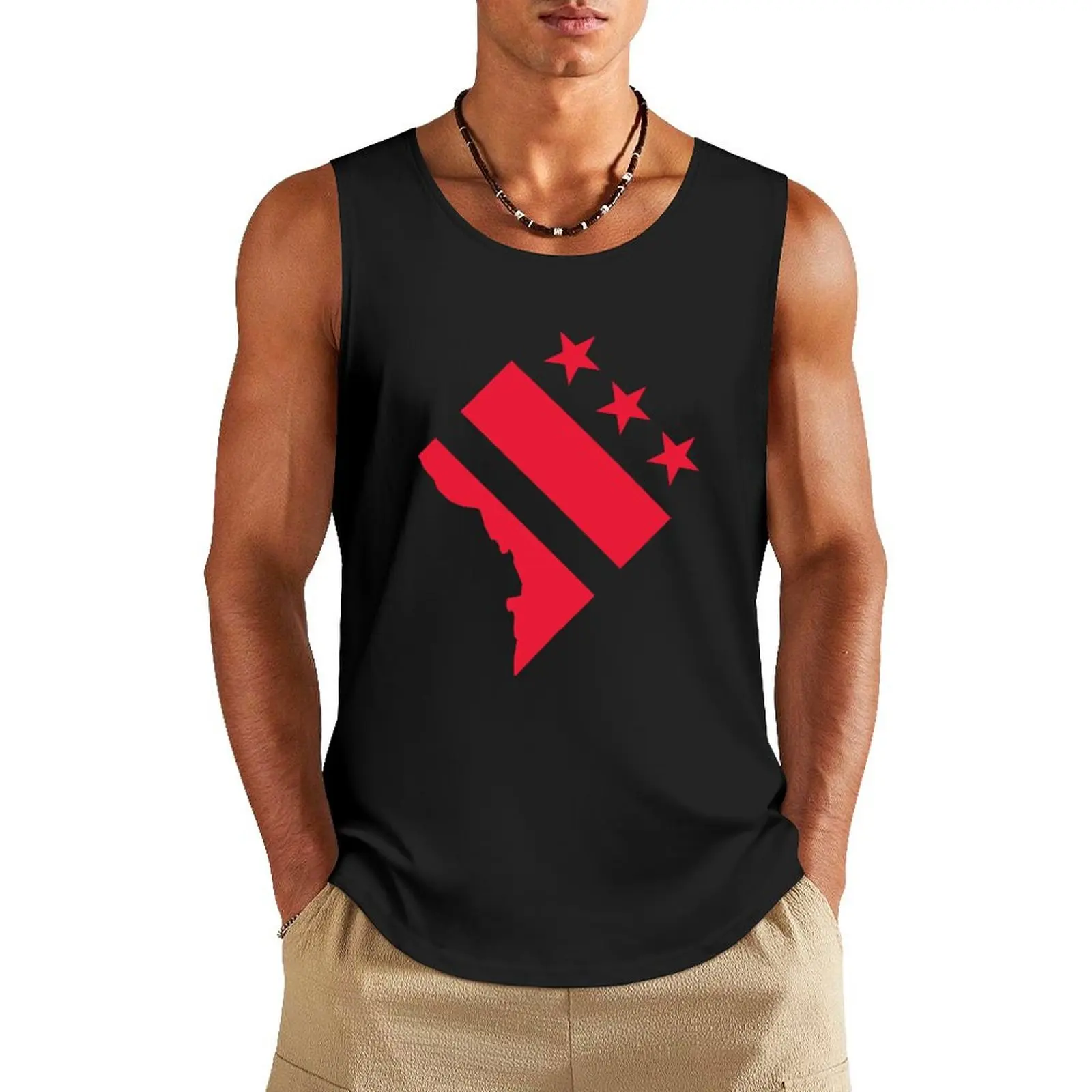 Washington D.C. Tank Top gym t shirt men Men's tops Man summer clothes t-shirt Men's