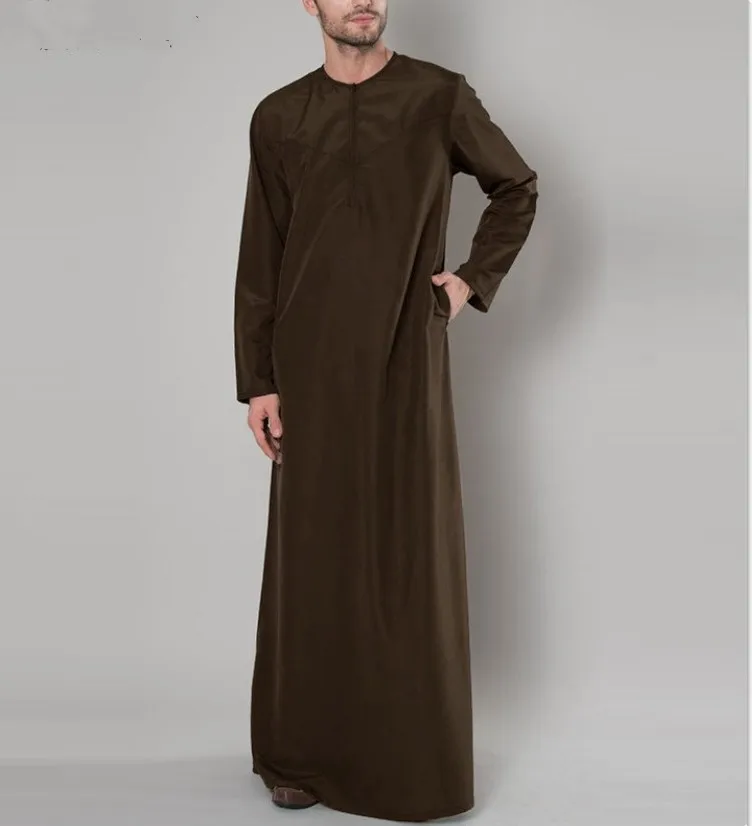 Eid muslim jubba thobe männer ramadan stickerei lange robe kaftan kleid dsaudi musulman abaya dubai arabische türkei islamische kleidung