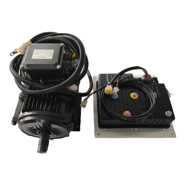 Heavy Duty 48V 5KW DC Brushless Motor & Controller - Forklift/AGV/Industrial Use