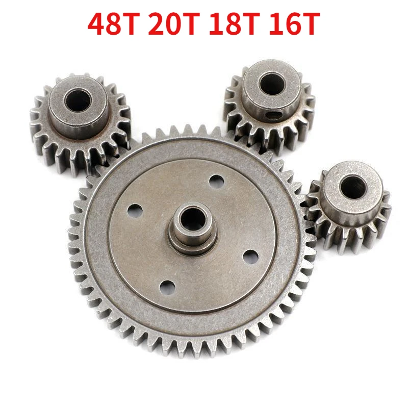 48T Spur Gear With 16T 18T 20T Pinions Gear Set For Arrma 1/7 Mojave Infraction 1/8 KRATON Typhon Outcast Upgrade Parts RC Car