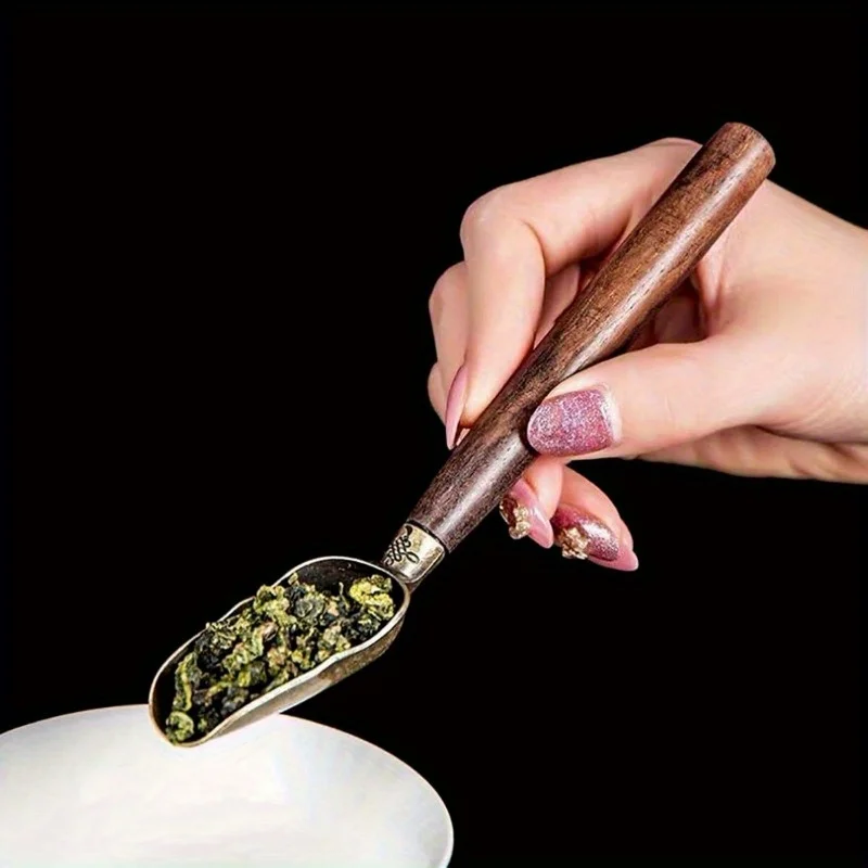 2pcs Tea Spoon - Vintage Style Tea Scoop for Gongfu Tea Ceremony