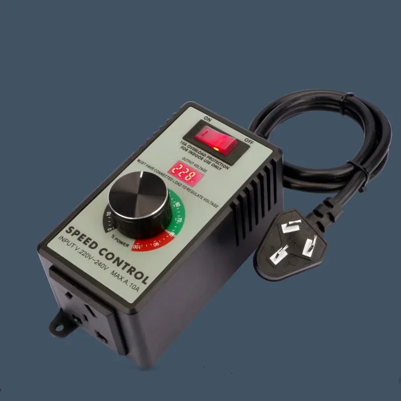 Adapted for 220V Angle Grinder Governor Speed Controller Hand Drill Polishing Machine Fan Stepless Speed Control Switch