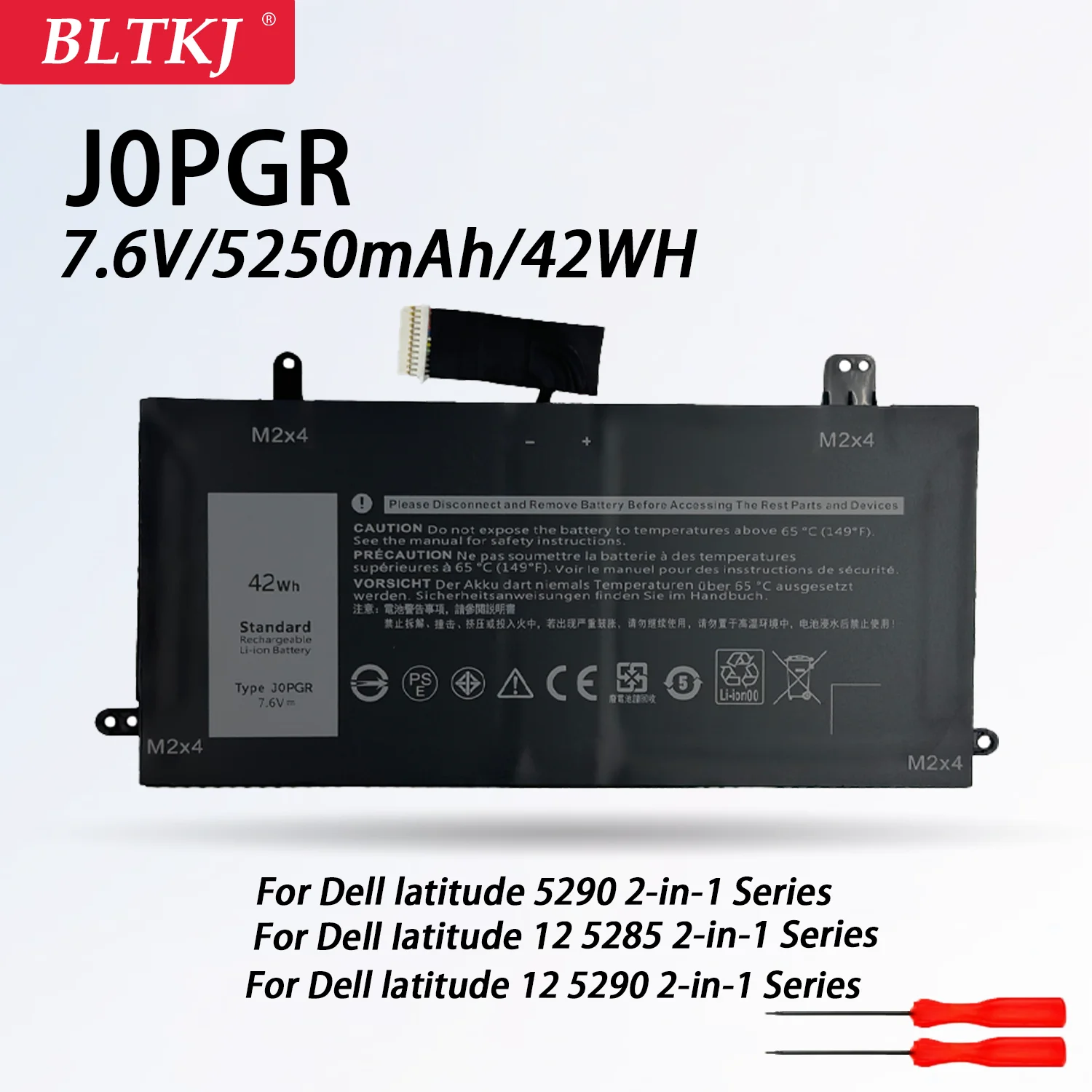 

Замена аккумулятора для ноутбука J0PGR для Dell Latitude 12 5285 5290 2-в-1 T17G JOPGR 1WND8 X16TW 0X16TW 0FTH6F