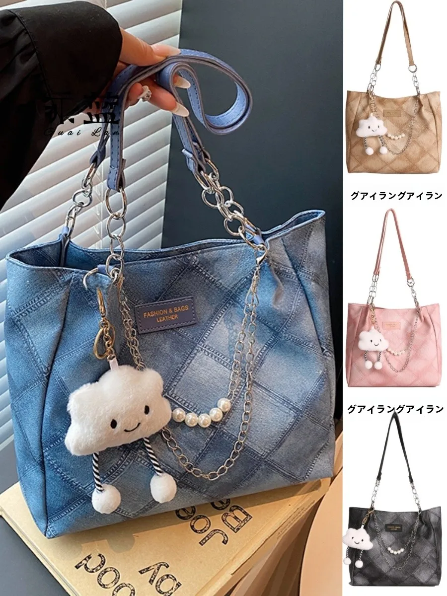 guanlan-original-grande-capaci-commuter-tote-bag-bolsa-feminina-com-corrente-de-ombro-unico-sweet-cool-sle-medium-hardn-zipper-c