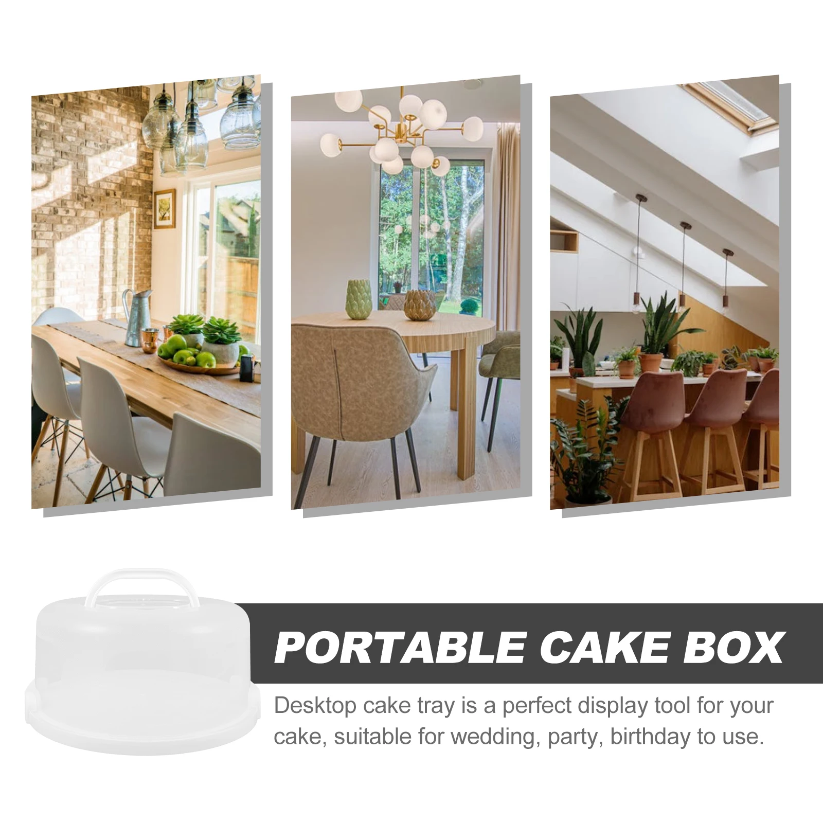 

Cake Tray Display St Clear Cupcake Dish Dessert Plastic Food Snack Tray Holder Lid Pan Bakery Banquet Wedding Party