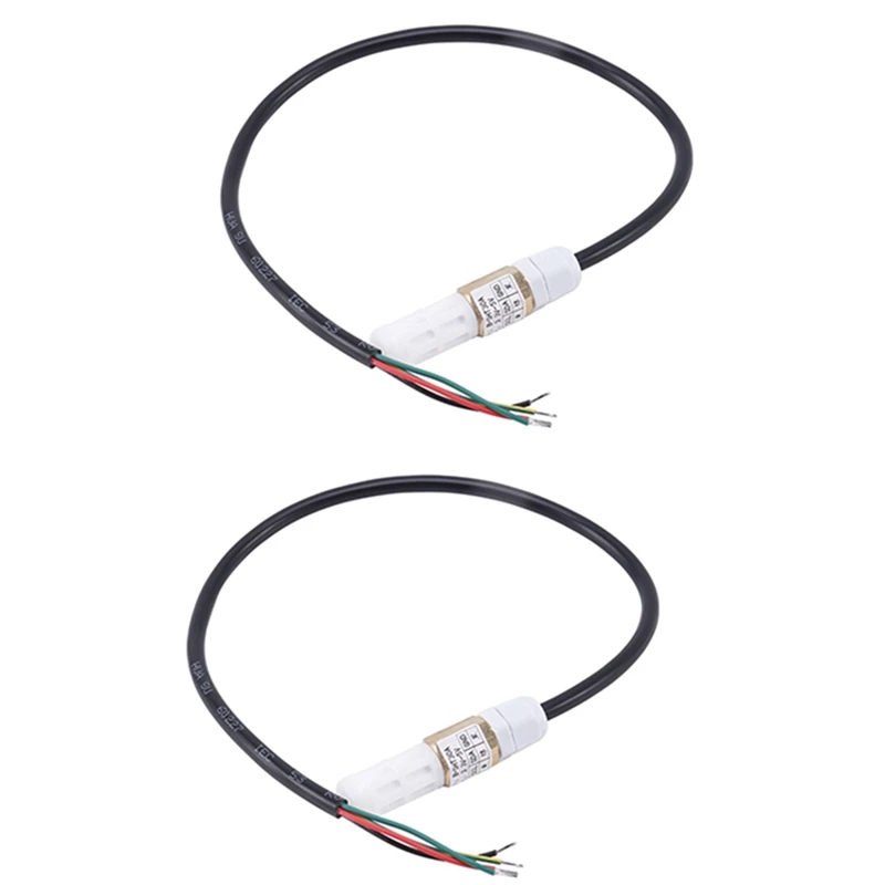 

2X SHT30 Waterproof Temperature And Humidity Sensor Probe Digital Environmental Monitoring Sensor