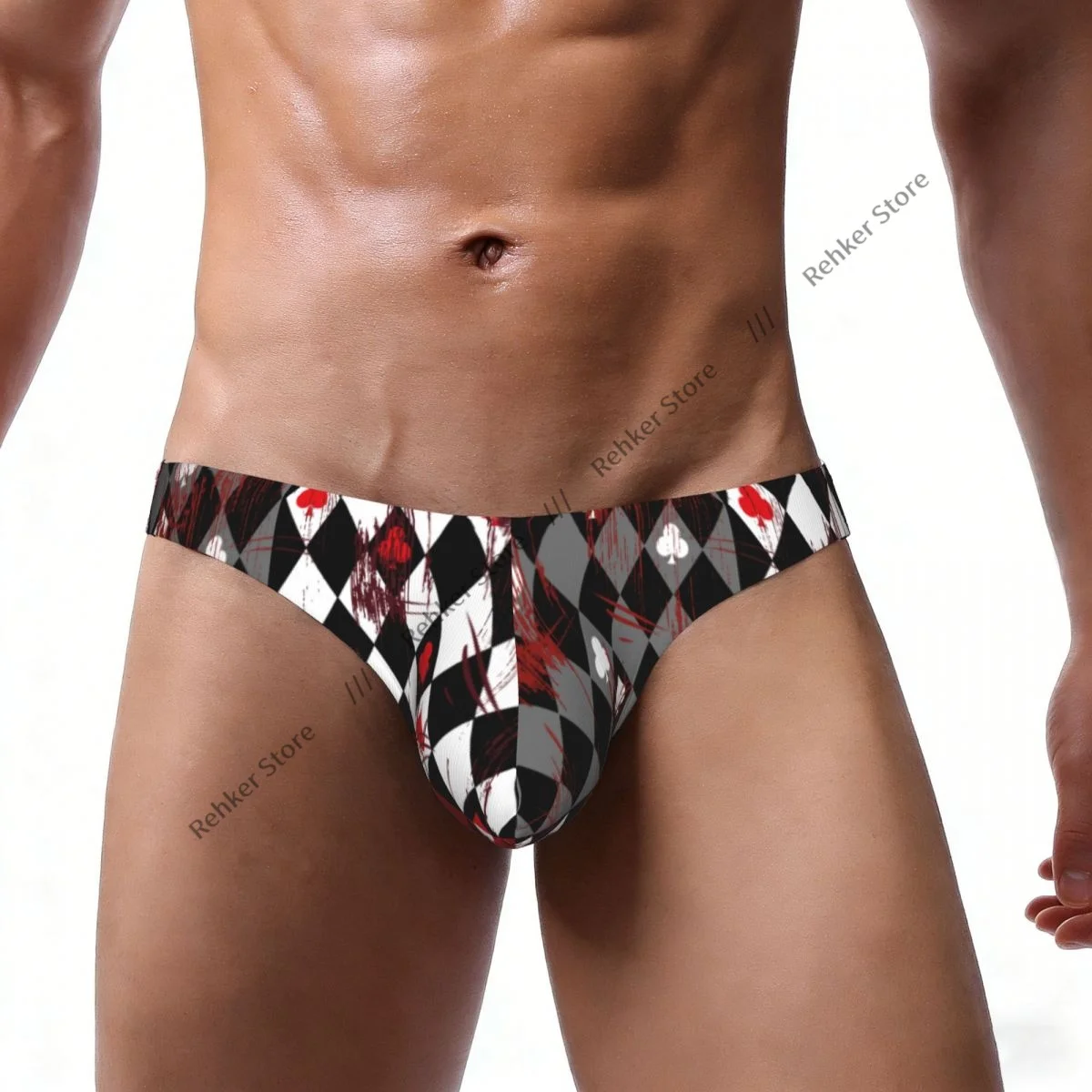 Men's Panties Male Briefs Queen Of Heart Bloody Sexy Underwear Man Bikini Underpants