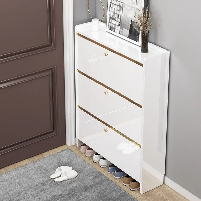 Organizer Vertical Shoe Cabinet Modern Entrance Space Saving Shoes Cabinet Storage Luxury Designer Zapatero Unique Furniture