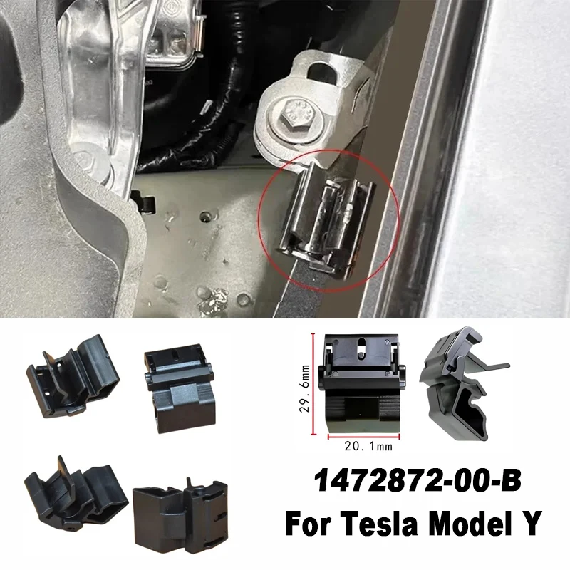 

Для Tesla Model Y 1472872-00-B автомобильные аксессуары, пряжка переднего бампера, зажим для багажника, пряжка для капота, зажим для багажника, модификация