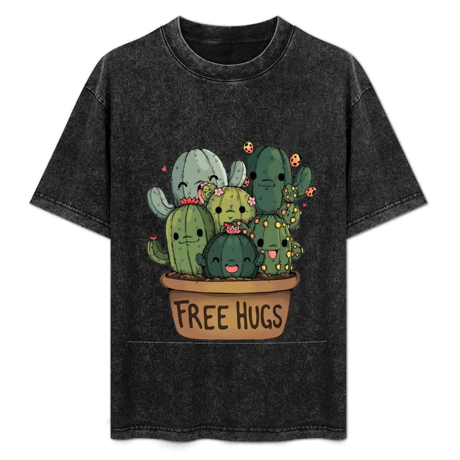 

cute cactus T-Shirt Stain Resistant Casual Tee