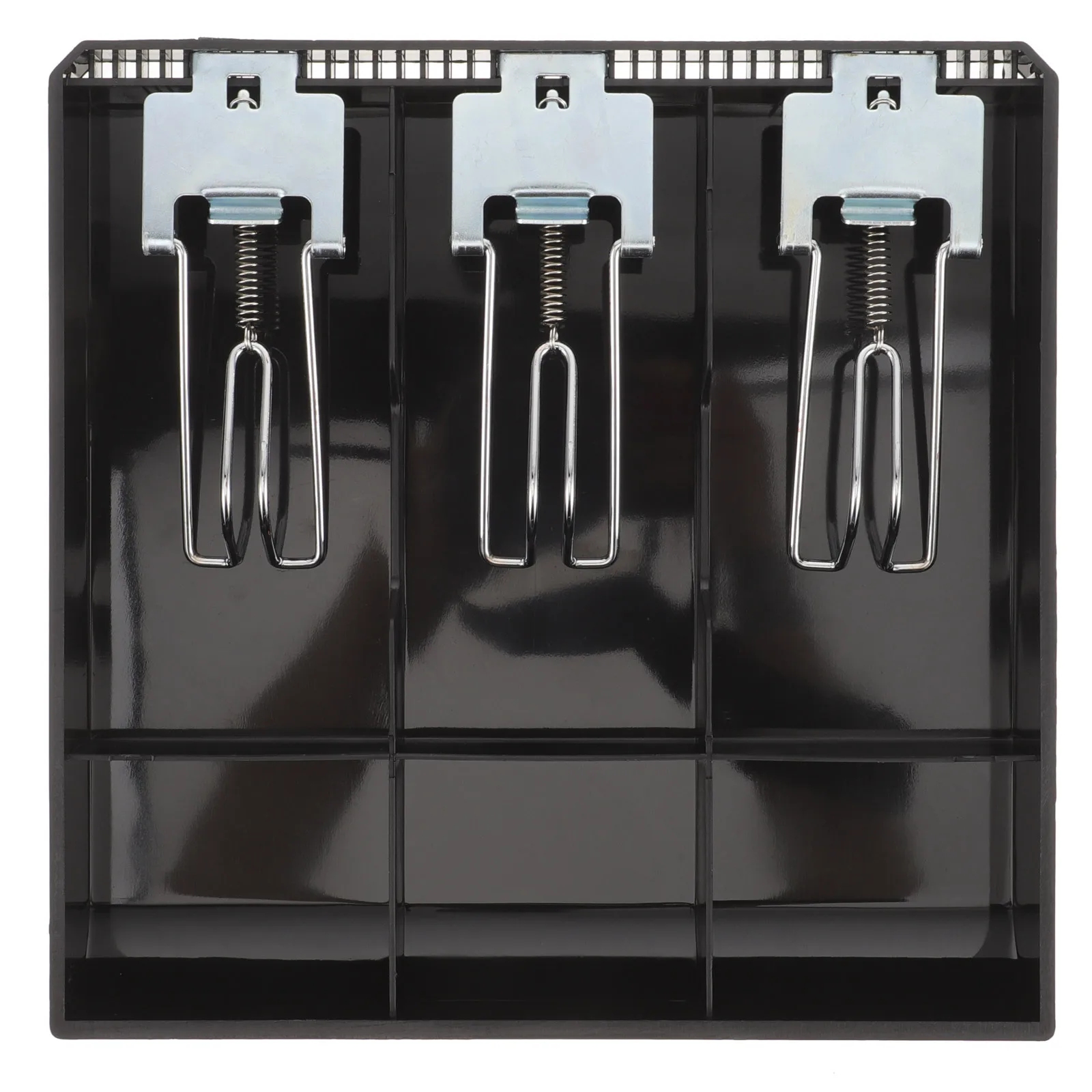 قطعة صينية تسجيل المدفوعات النقدية 3 عملة 3 مقصورات الفواتير البلاستيك درج النقود المعدنية لمتجر سوبر ماركت مخبز حتى إدخال المال #6