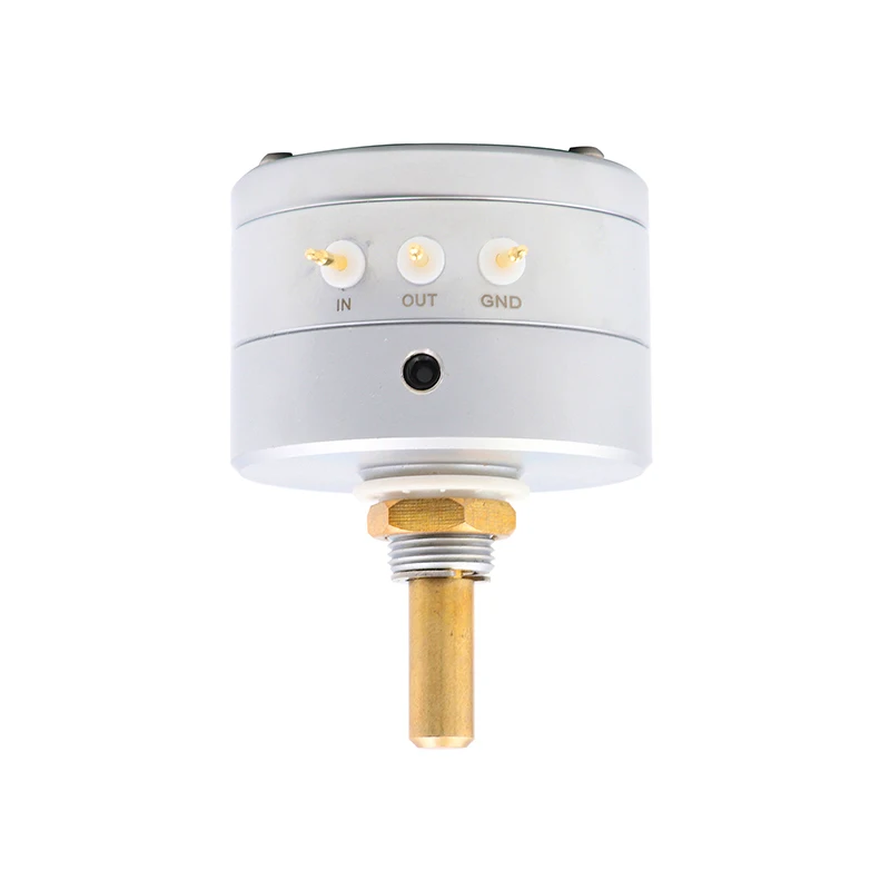 【Hot】HIFI EIZZ Mono Potentiometer Switch 24 Steps Stereo Sound Volume Control Attenuator  Gold-Plated Copper 10K 50K 100K 25
