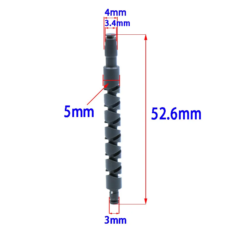 Baitcast Reel Fishing Wheel Repair Length 52.6 & 5mm Light Guide Bar For SHIMANO TRANX 400 Twist Shaft Half Moon Pin Accessories