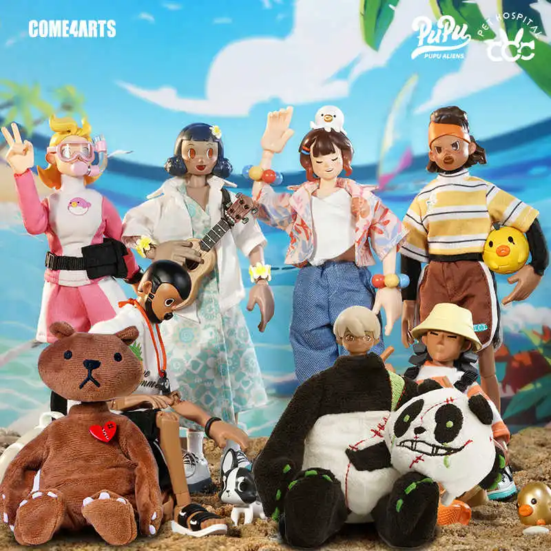 Original Come4arts Doomsday Series Blind Box Action Characters Anime Fashion Toys Dolls Cartoon Room Decoration Christmas Gift 
