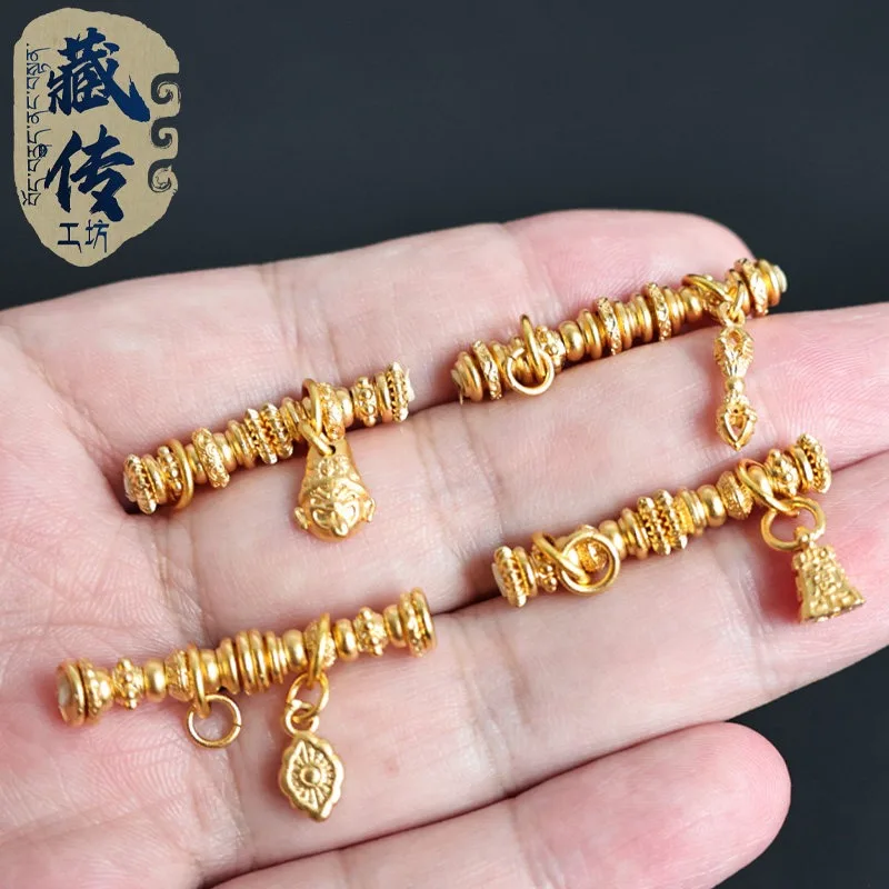 Tone Spacer Beads Set for 108 Mala Prayer Bracelet Necklace DIY Jewelry Making Handmade Craft Supply Collectible Gift Men Women