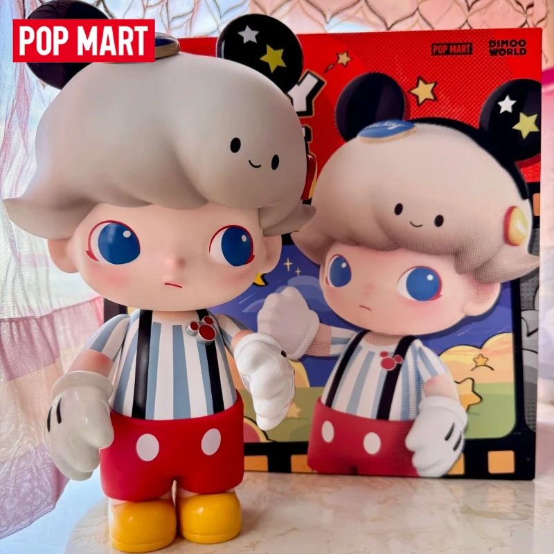 

Оригинальная фигурка POPMART MEGA JUST DIMOO 400% Микки Маус, большой сувенир, подарок для детей