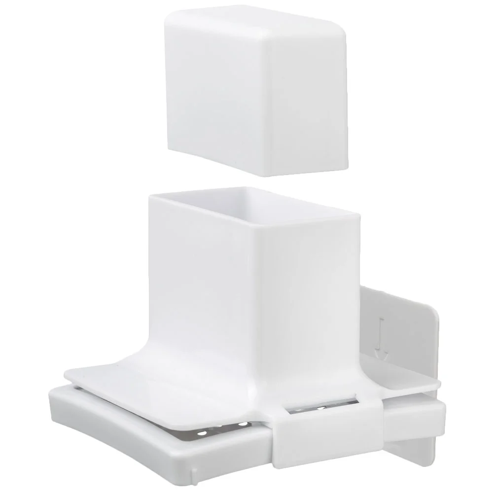 

Soap Powder Box Case Holder Non-punching Wall Organizer Bathroom Tray Plastic Travel Dish