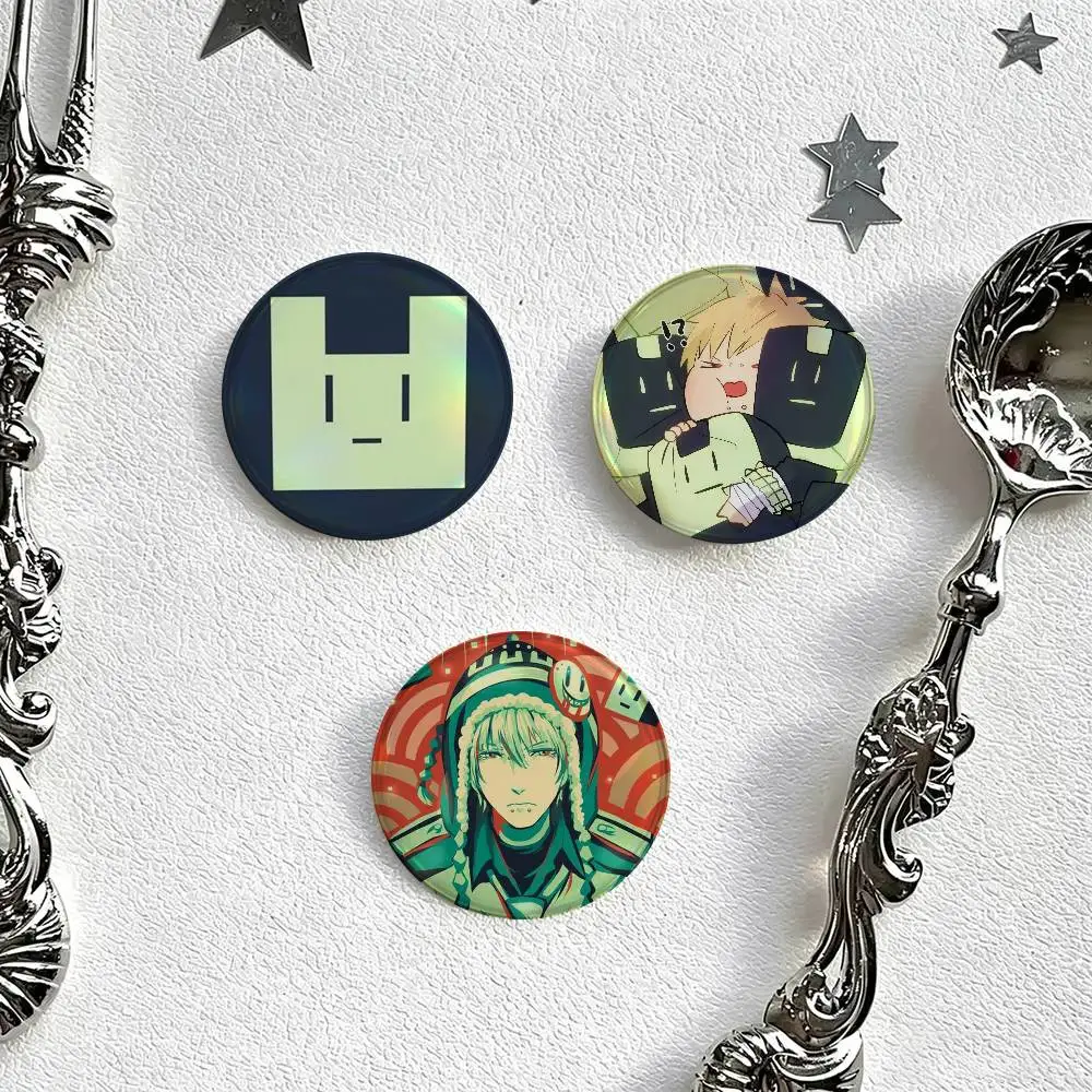 DRAMAtical Murder DMMD NOIZ  Button Pin Metal Cute Brooch Collar Lapel Pin Badge Women Fashion Cartoon Lover Creative
