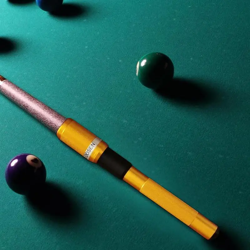 익스텐션 텔레스코픽 라이트 풀 큐 익스텐더, 당구 액세서리 익스텐더, 견고한 알루미늄 합금 및 고무, 9 볼용