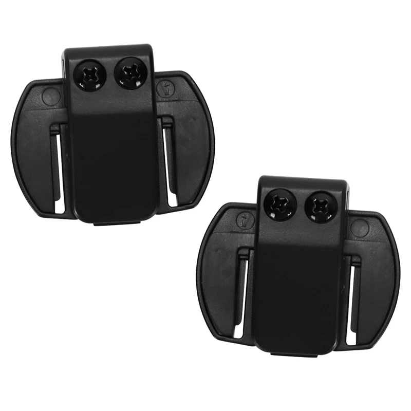 2 Pcs Vnetphone V6 V4 V2-500C Intercom Accessories,Helmet Intercom Clip Mounting Bracket,Motorcycle BT Bluetooth Intercom Headse