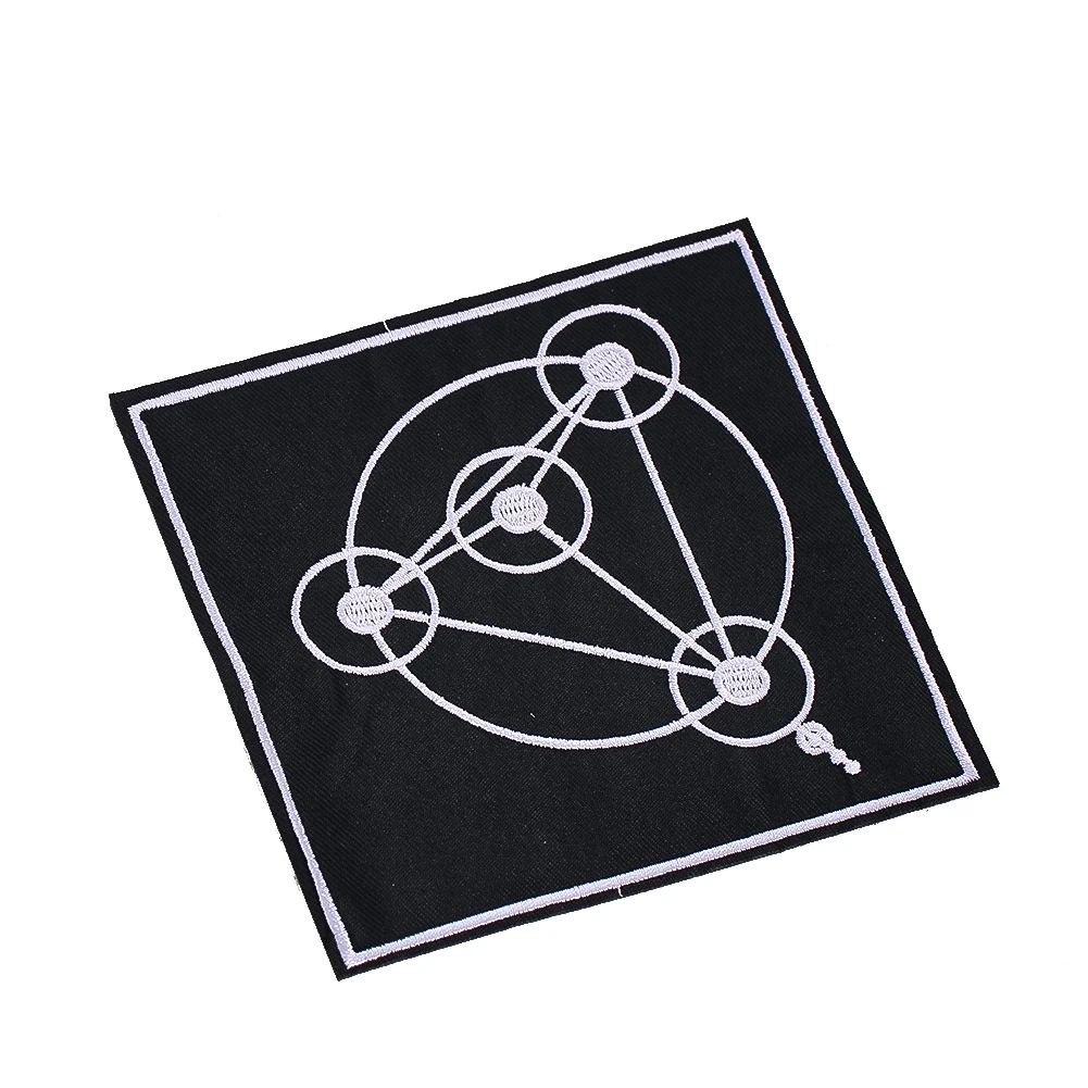 Lagrangian Point Patch Celestial Mechanics Astrophysics Geometry Punk Badge Embroidery Applique Iron on Cloth Sewing Accessories
