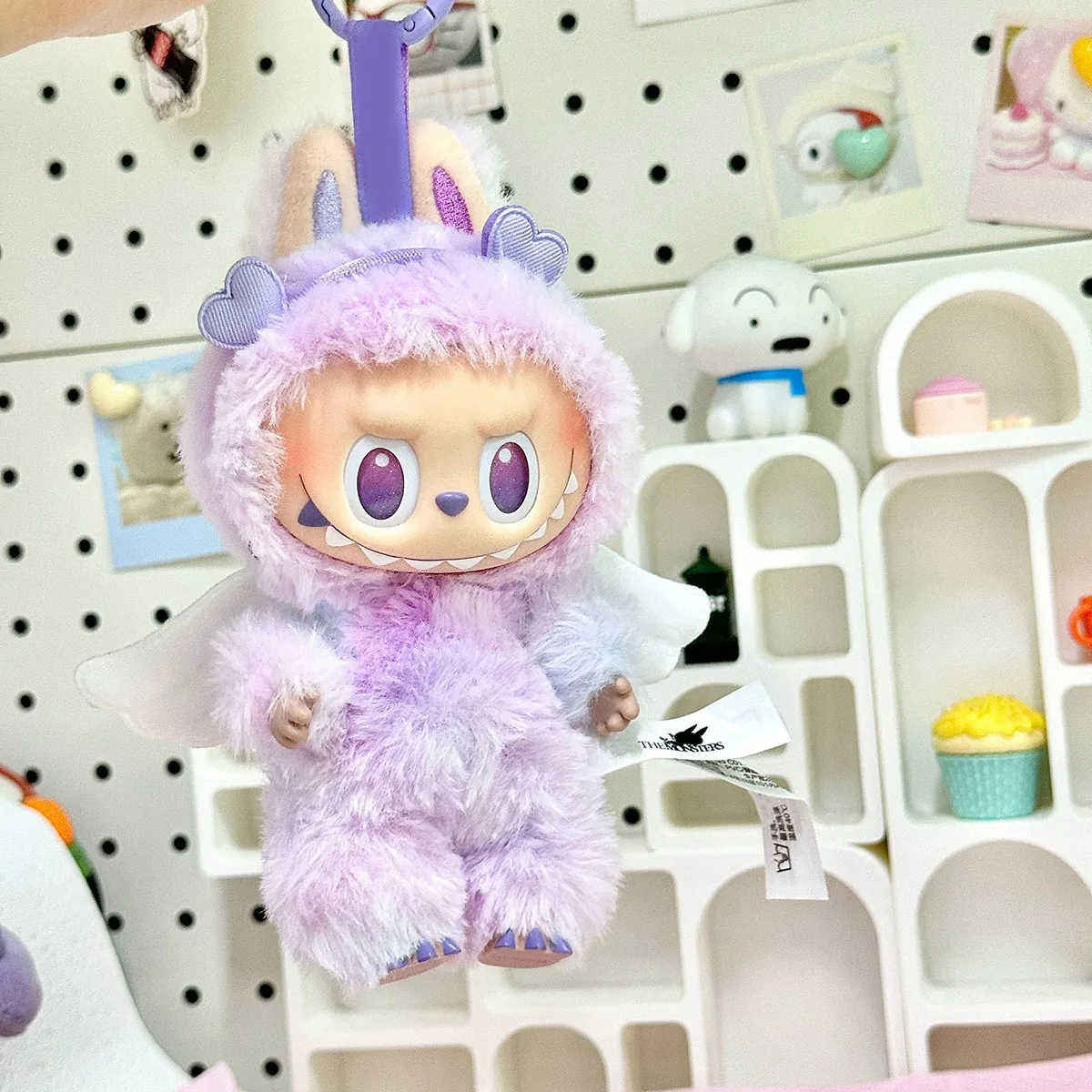 Cute Mini Plush Doll  Personality Fashion Set Clothes for Labubu Angel Demon Wing Outfit Accessories Fashion Style