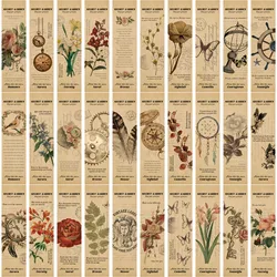 30Pcs Retro Nostalgic Bookmarks Reading Pages Books Marking Students Creative Gifts Decorative Pages Marking Bookmarks
