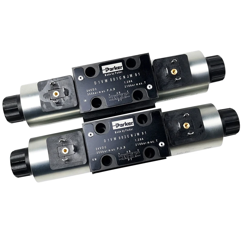 Parker D1VW Series Solenoid Directional Control Valves Sany Three-Position Four-Way Hydraulic Valves D1VW001CNJW91 D1VW002CNJW91