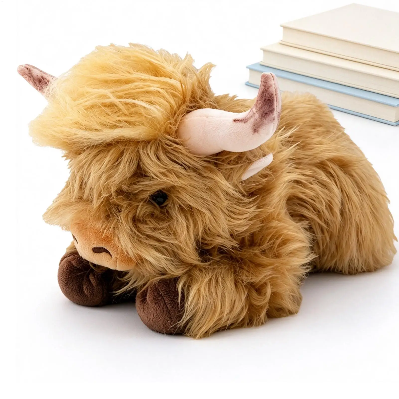 Stuffed Animal Cow 30cm Cute Farm Animal Plush Toy Home Decor Simulation Cattle Stuffed Doll For Kids Adults Home Apartment