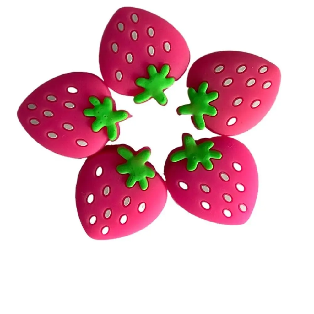 Strawberry Tennis Racket Shock Pad Buffer Anti-Vibration Tennis Shockproof Absorber Shock Absorption Lovely