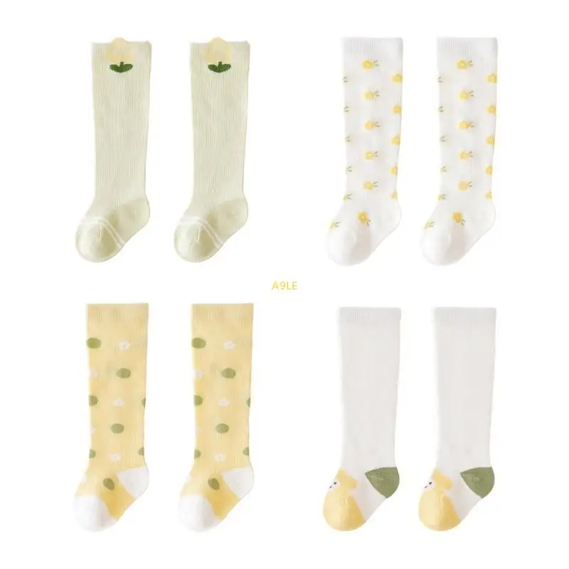 

Baby Socks 0-3Y Child Knee-High Socks Breathable Cotton Leggings Girl Net Socks