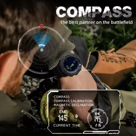 

hot NORTH EDGE APACHE3 Men Digital Watch Outdoor Sports Running Swimming Outdoor Sport Watches Altimeter Barometer Compass WR50M