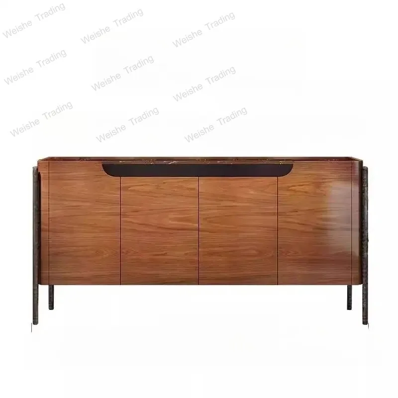 Wood Drawers Living Room Cabinets Oak Brown Modern Display High Living Room Cabinets Storage Retro  Furniture