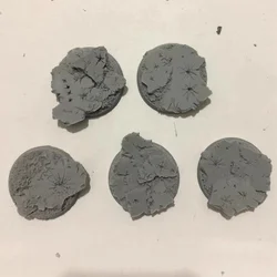 32mm, 25mm, Textured Bases Wargame, Miniatures, Ruins Base, Terrain, TRPJ, Pathfinder, Infinity, Gamemat, Hobby Accessories