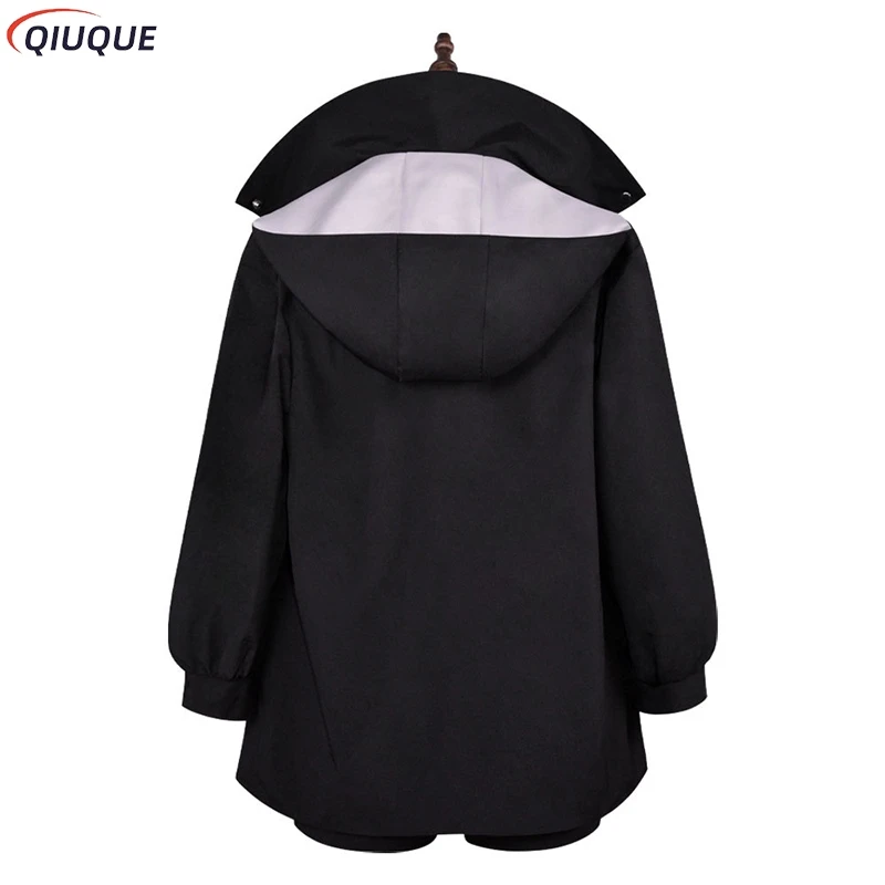 Nanakusa Nazuna Cosplay Call Of The Night Costume Wig Yofukashi No Uta Black Cloak Jacket Leather Vest Shorts Women Outfit