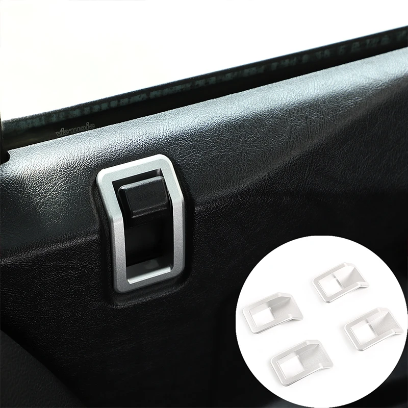 For 04-19 Land Rover Defender 90 110 130 Car Internal Door Latch Outside Frame Handle Decoration Cover Defender Auto Accessories