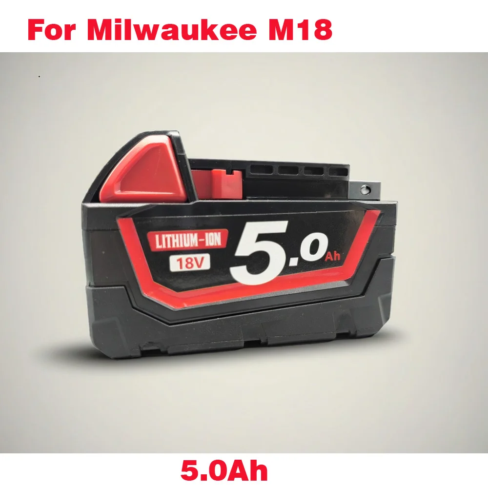 

Замена 18 В, 6,0 Ач для литиевой батареи Milwaukee M18, 48-11-1860, 48-11-1850, 48-11-1840, 48-11-1820, перезаряжаемые батареи