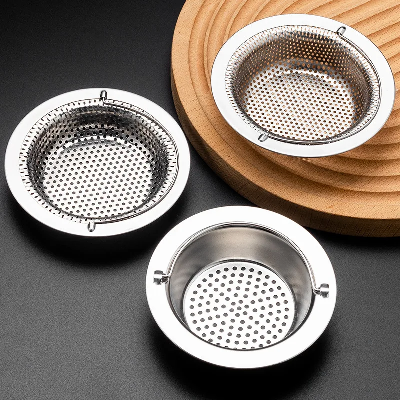 11cm Sink Strainer Kitchen Stainless Steel Grid Filter Drain Hole Filter Mesh Protection Against Clogging Kitchen Accessories