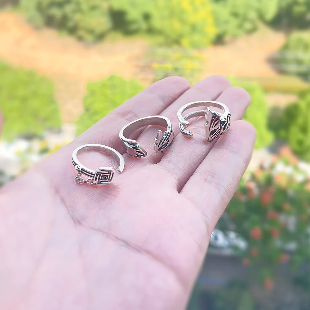 أنيمي خاتم الموت عالم كوروساكي برمجة حلقة قناع مجوف حلقة لجميع الانكشافات هيتسوجايا توشيرو تأثيري حلقة اكسسوارات #2