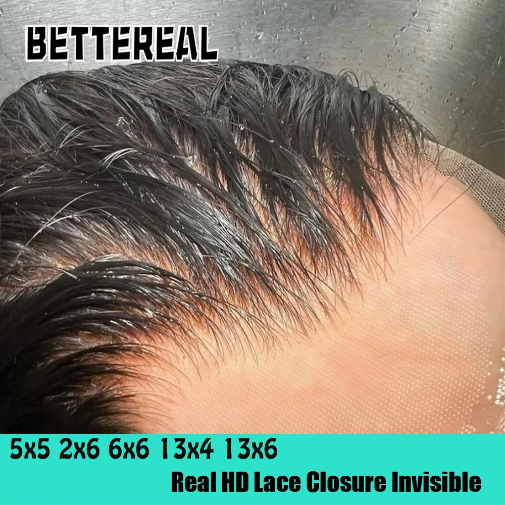 

Serrated Edge Real HD Lace Closure 5x5 2x6 6x6 Invisible Brazilian Human Hair Closure 13x6 13x4 HD Lace Frontal Only Small Knots