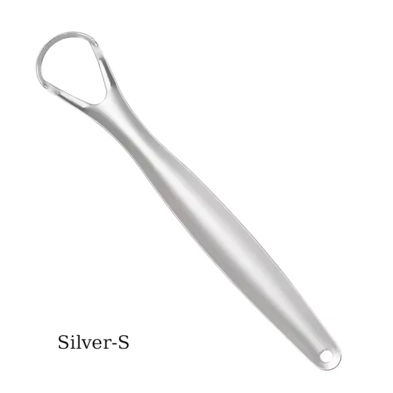 10 個ステンレス鋼舌スクレーパー口腔衛生ツール新鮮な息コーティングされた舌クリーニング耐久性のある再利用可能なマウスケア