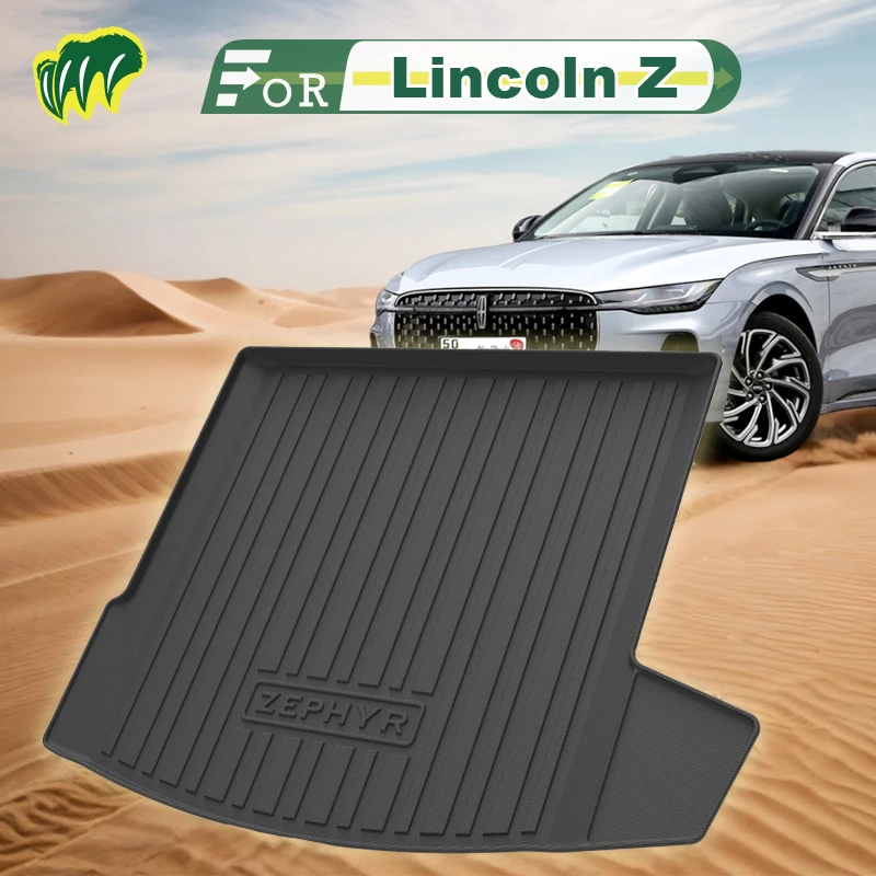 

For Lincoln Z 2022 Custom Fit Car Trunk Mat All Season Black Cargo Mat 3D Shaped Laser Measured Trunk Liners