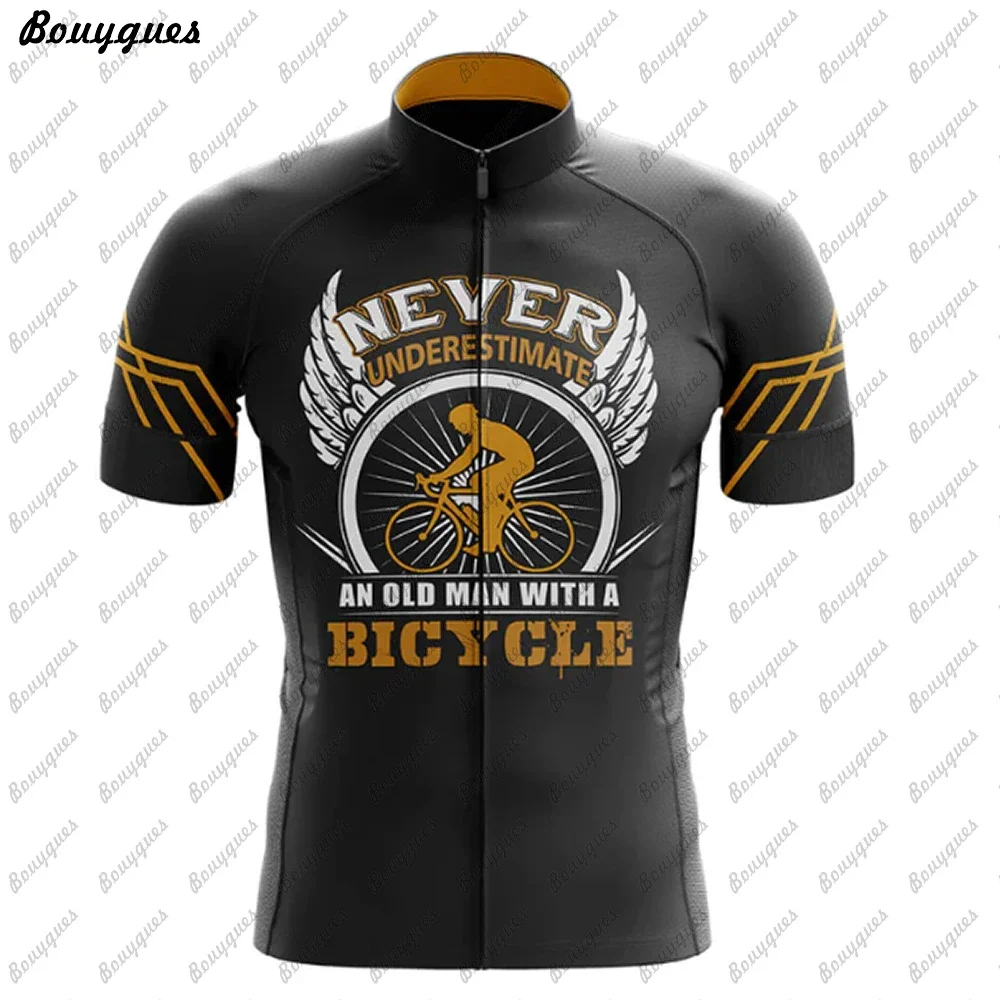 2023 NEW OLD MAN Cycling Jersey MTB Maillot Bike Shirt Downhill Jersey High Quality Pro Team Tricota Mountain Bicycle Clothing