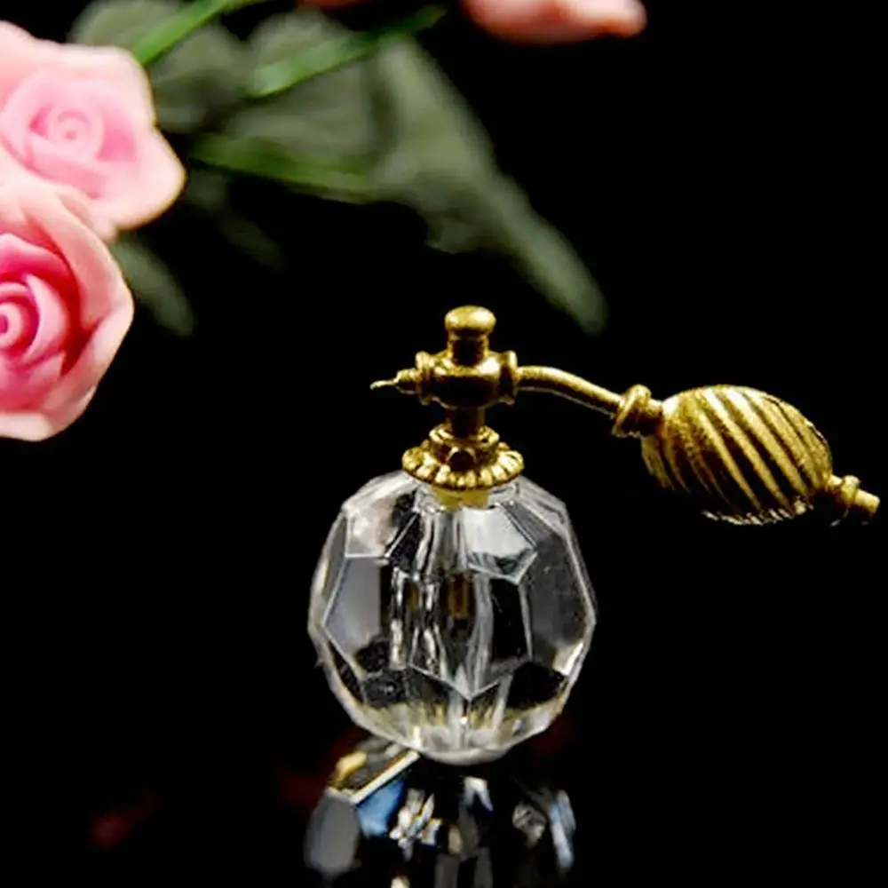 Gift Metal Bathroom Accessories Transparent Dresser Acrylic Dollhouse Miniature Perfume Bottle Bedroom