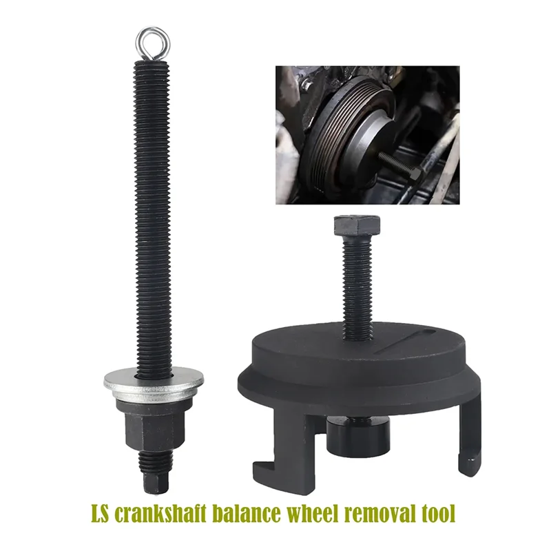 NEW-LS Harmonic Balancer Installation Puller Pulley Tool Kit For SBC BBC GM 5.3 5.7 6.0 6.2L